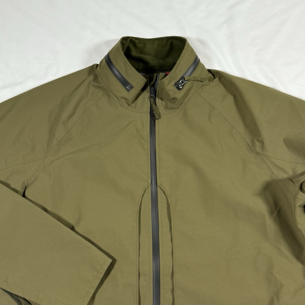 Filson Men's Size XL Green Nylon Vented Rain Liner Soft Shell Jacket NO HOOD - Picture 3 of 16